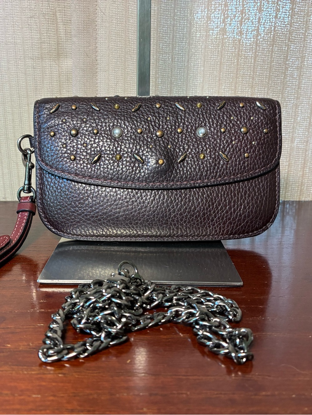 Coach Prairie Rivets Wristlet Clutch